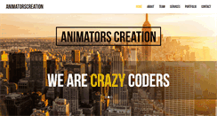 Desktop Screenshot of animatorscreation.com